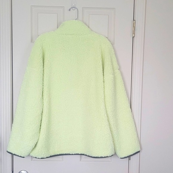 Lou & Grey Colorblock Cozy Up Sherpa Zip Jacket Size XL - Picture 3 of 5